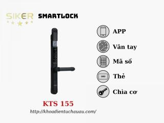 KHÓA ĐIỆN TỬ SIKER KTS105 - THIẾT KẾ HIỆN ĐẠI, GIẢI PHÁP THÔNG MINH CHO CỬA NHÔM