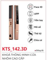 Khóa Thông Minh Siker KTS 142.3D – Giải Pháp Bảo Mật Face ID Đẳng Cấp Cho Cửa Nhôm